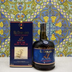 Rhum Rum El Dorado 21 Y.o.  Vol.43% cl.70