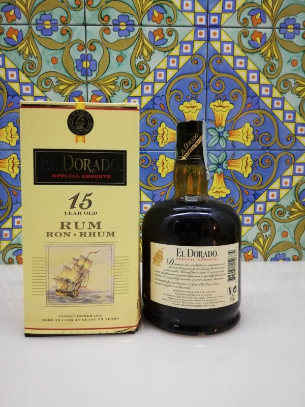 Rum El Dorado 15 Y.o. Vol.43% cl.70