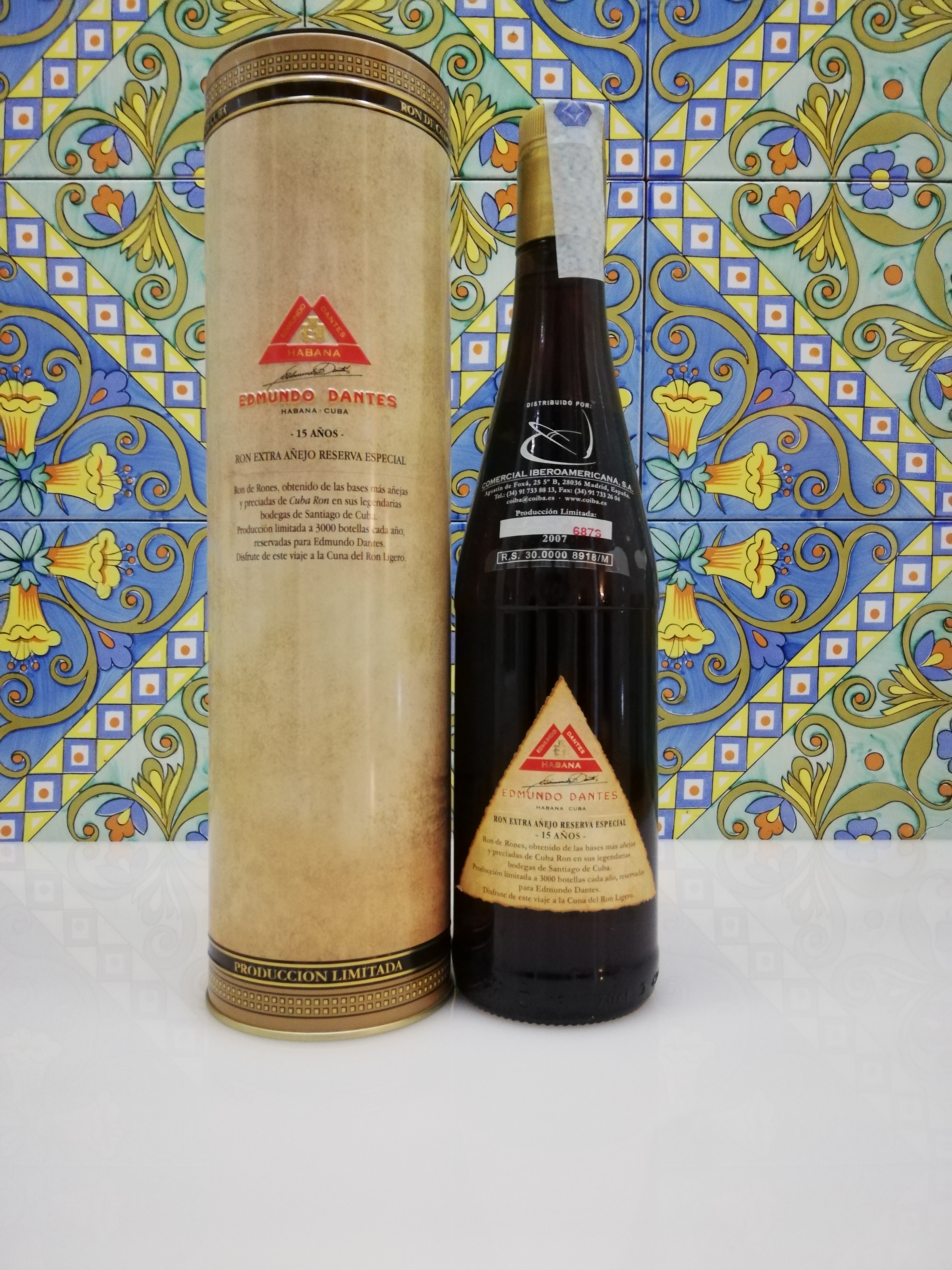 Rum Edmundo Dantes 15 Y.o. Vol.40 cl 70 Maeba Single Cask