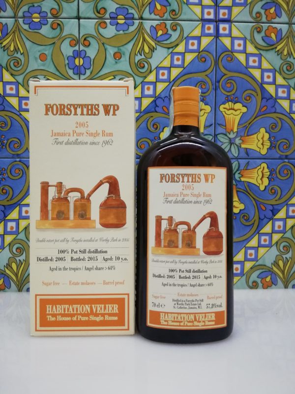 Rum Habitation Forsyths Wp 2005 Jamaica Vol.57,8% cl.70 Velier, Bottled 2015