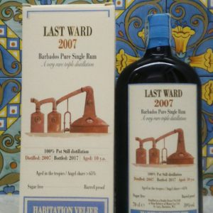 Rum Habitation Last Ward 2007  Barbados  Vol.59% cl.70 Velier, Bottled 2017