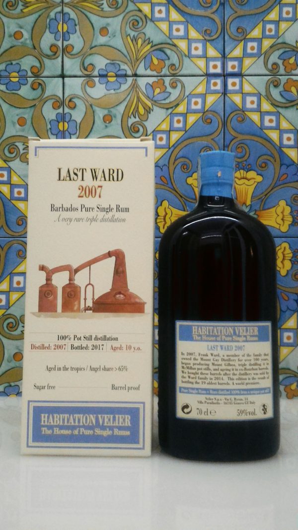 Rum Habitation Last Ward 2007  Barbados  Vol.59% cl.70 Velier, Bottled 2017