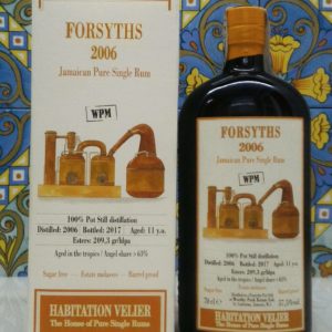 Rum Habitation Forsyths 2006 WPM Jamaica Vol.57,5% cl.70 Velier, Bottled 2017