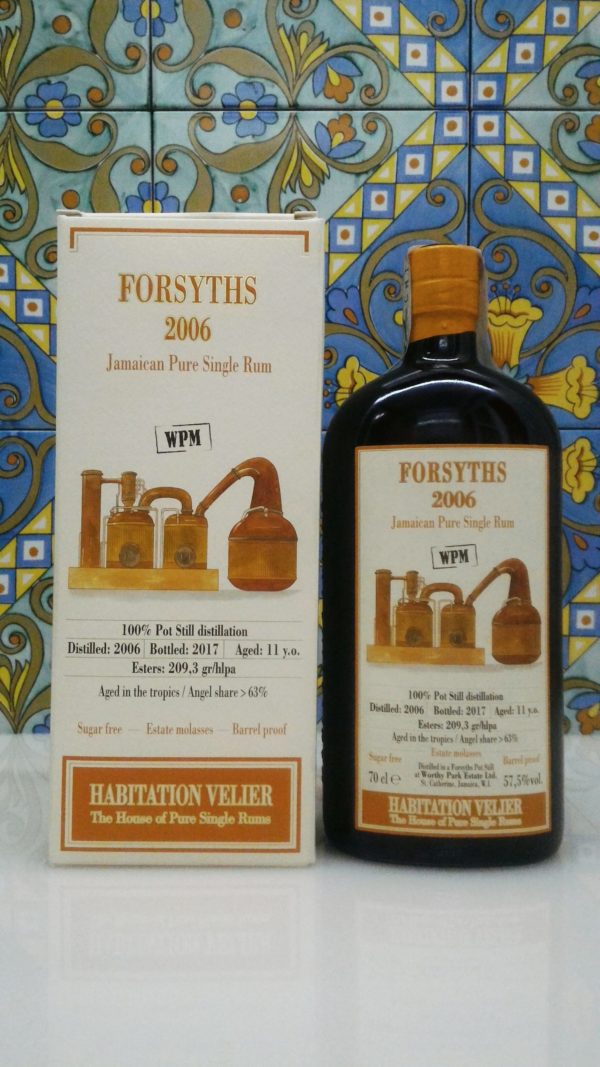 Rum Habitation Forsyths 2006 WPM Jamaica Vol.57,5% cl.70 Velier, Bottled 2017