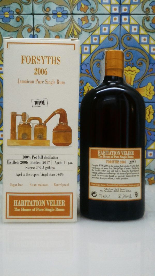 Rum Habitation Forsyths 2006 WPM Jamaica Vol.57,5% cl.70 Velier, Bottled 2017
