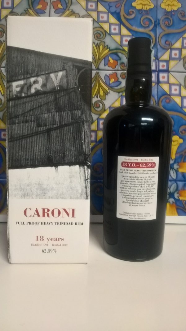 Rum Caroni 1994 18 Y.o Full Proof Vol.62,59% cl.70 Velier