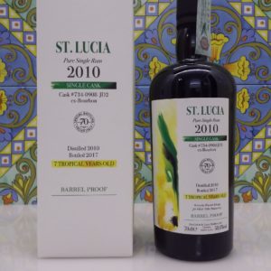 Rum ST.Lucia 2010 Vol.58,6% cl.70 Single Cask, 70° Velier series Khong