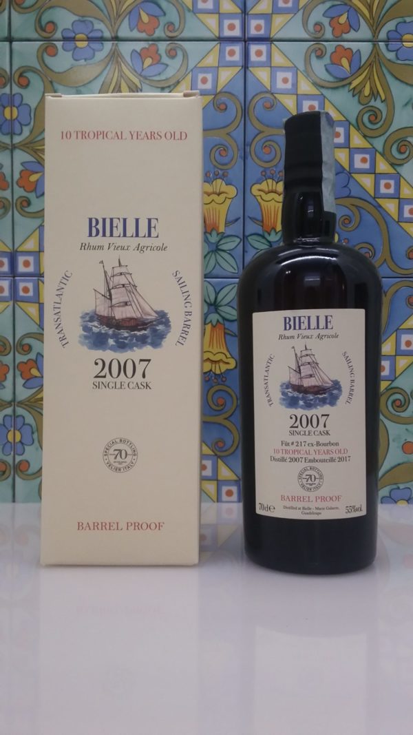 Rum Bielle 2007 Single Cask  70° Velier cl.70