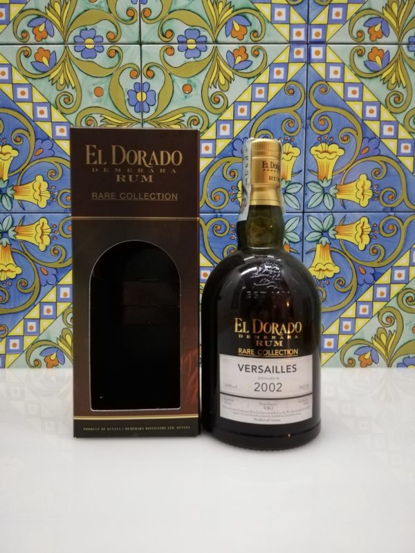 Rum El Dorado Versailles 2002 Vol.63% cl.70