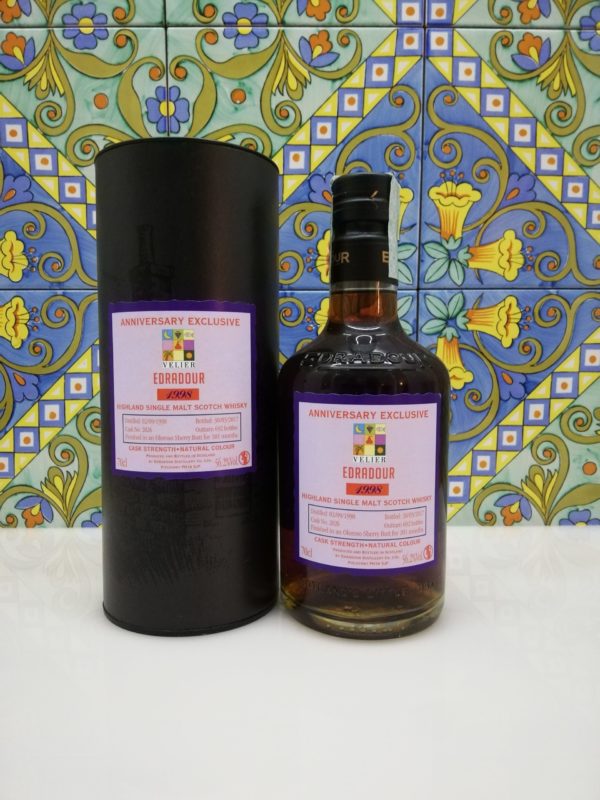 Whisky Edradour 1998 Vol.56,2% cl.70 Bottled 2017, 70° Velier