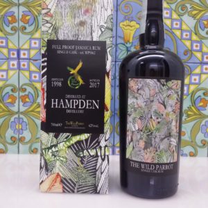 Rum Hampden 1998 The Wild Parrot  Sigle Cask Vol.62% cl.70 Bottled 2017