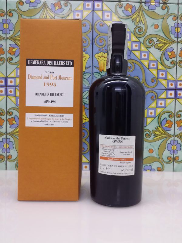 Rum Demerara Diamond and Port Mourant 1995 19 Y.o Vol.62,1% cl.70 Velier