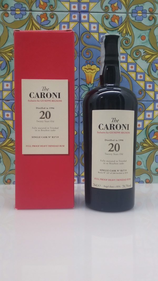 Rum Caroni ” Begnoni” 20 Y.o. Single Cask Vol.70,7% cl.70 Velier