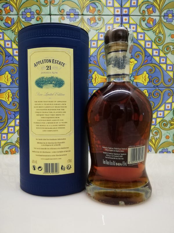 Rum Appleton Estate 21 Y.o Vol.43% cl.70 Jamaica Rum bottled 2016