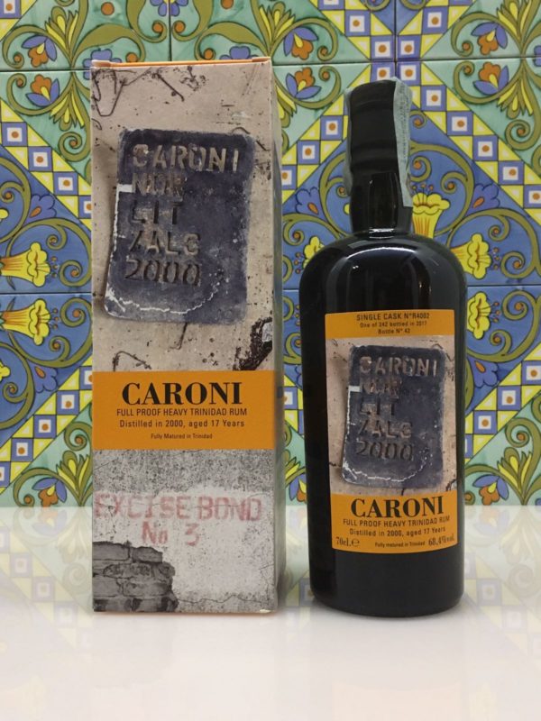 Rum Rhum Caroni 2000 17 Y.o Vol.68,4% Full Proof Single Cask cl.70