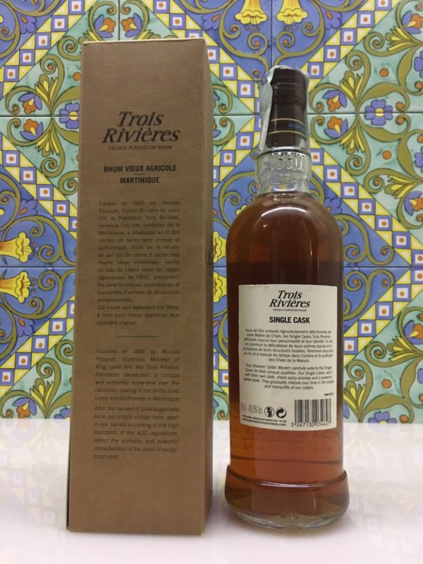 Rum Rhum Trois Rivières 2006 – 7 Y.o. Vol.43% Single Cask cl.70