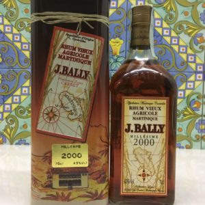 Rum Rhum J.Bally 2000 Vol.43%  cl.70 Agricole Martinique Velier