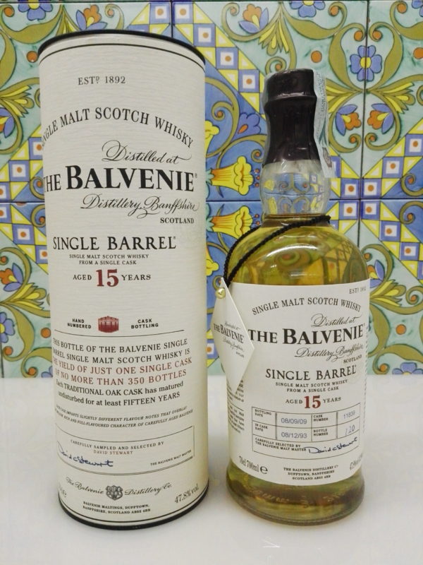 Whisky The Balvenie Single Cask (bot. n.120) 15 Y.o. Vol.47,8% Cl.70