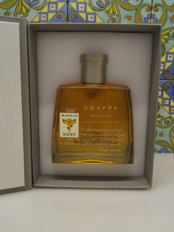 Grappa di Moscato Marolo XXXV anniversario Vol.42% Cl.70