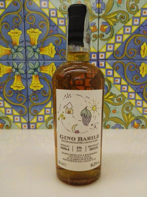 Grappa Gino Barile 18 anni Vol.46,8%  Cl.50