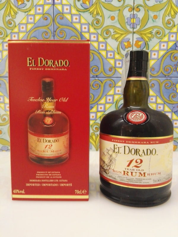 Rum El Dorado 12 Y.o. Finest Demerara Vol.40% Cl.70