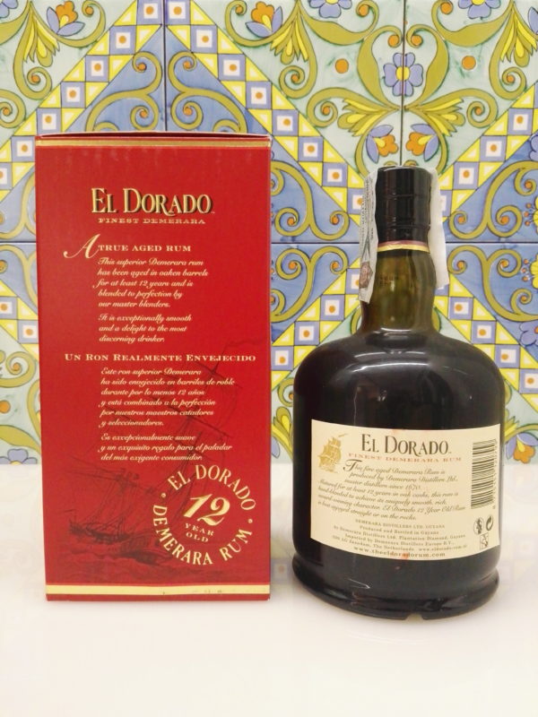 Rum El Dorado 12 Y.o. Finest Demerara Vol.40% Cl.70