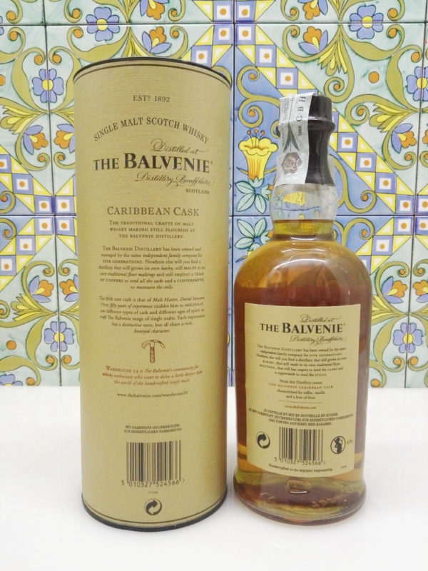 Whisky The Balvenie 14 Years Caribbean Cask Single Malt  Vol.43% Cl.70