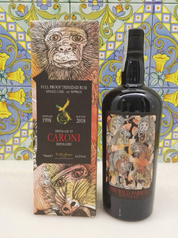 Rum Caroni 1998 The Wild Parrot  20 Y.o Vol.63,5% cl.70 Single Cask – WP98635