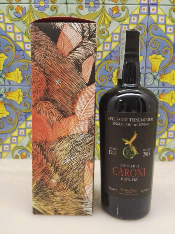 Rum Caroni 1998 The Wild Parrot  20 Y.o Vol.63,5% cl.70 Single Cask – WP98635