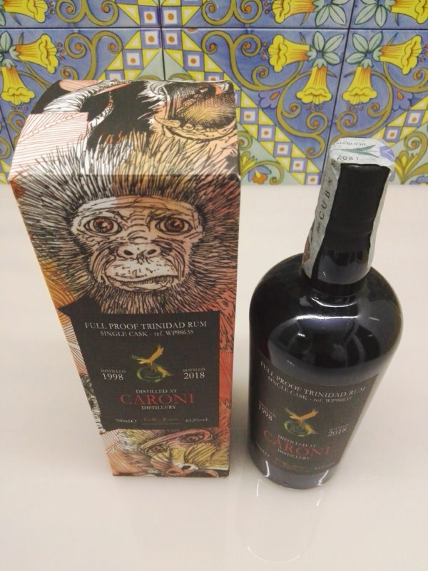 Rum Caroni 1998 The Wild Parrot  20 Y.o Vol.63,5% cl.70 Single Cask – WP98635