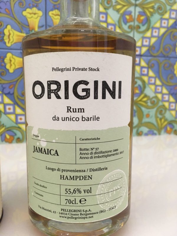 Rum Hampden Jamaica 2000 17 Y.o Vol.55,6% cl.70 – Pellegrini