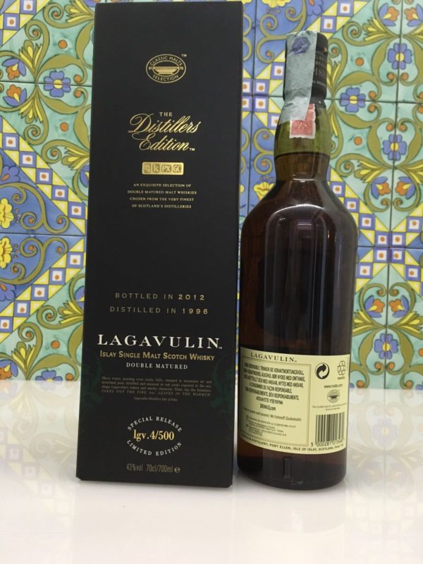 Whisky Lagavulin 1996 Vol.43% cl.70 Distillers Edition – Bottled 2012