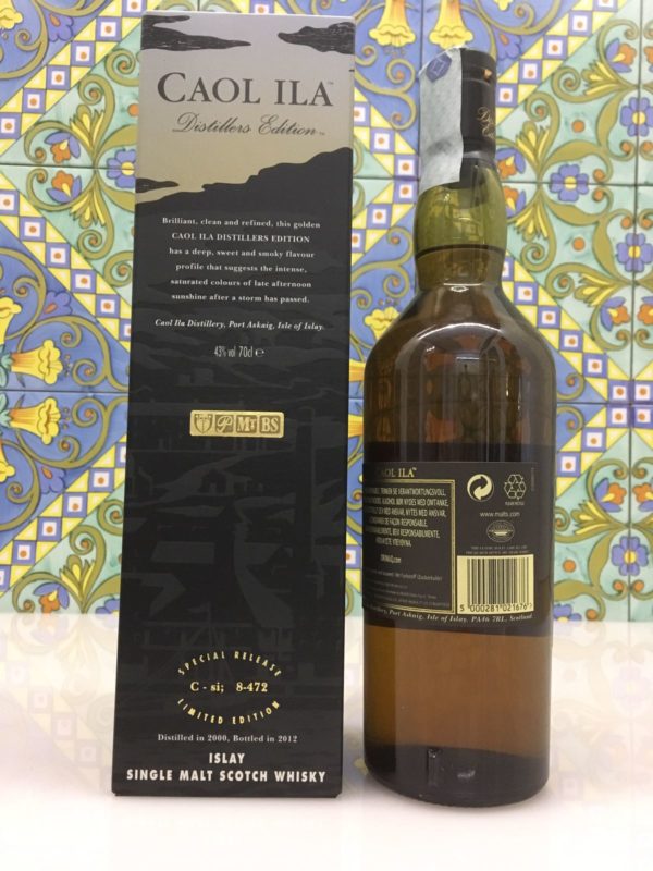 Whisky Caol Ila 2000 Vol.43% cl.70 Distillers Edition – Bottled 2012