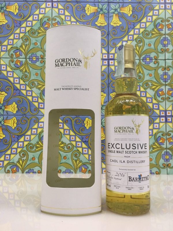 Whisky Caol ila 2004 Gordon & MacPhail 12Y.o Vol.46% cl.70 Cask N°306662 Bar Metro