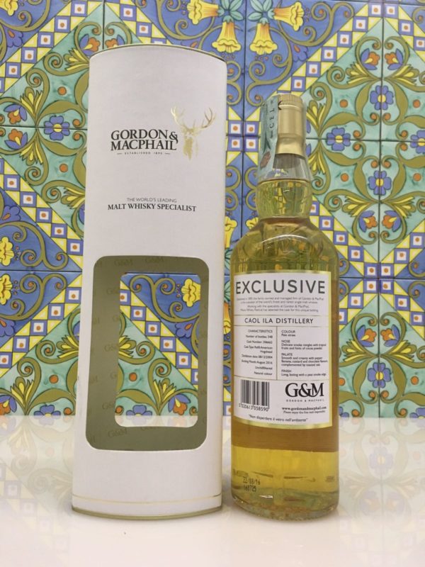 Whisky Caol ila 2004 Gordon & MacPhail 12Y.o Vol.46% cl.70 Cask N°306662 Bar Metro