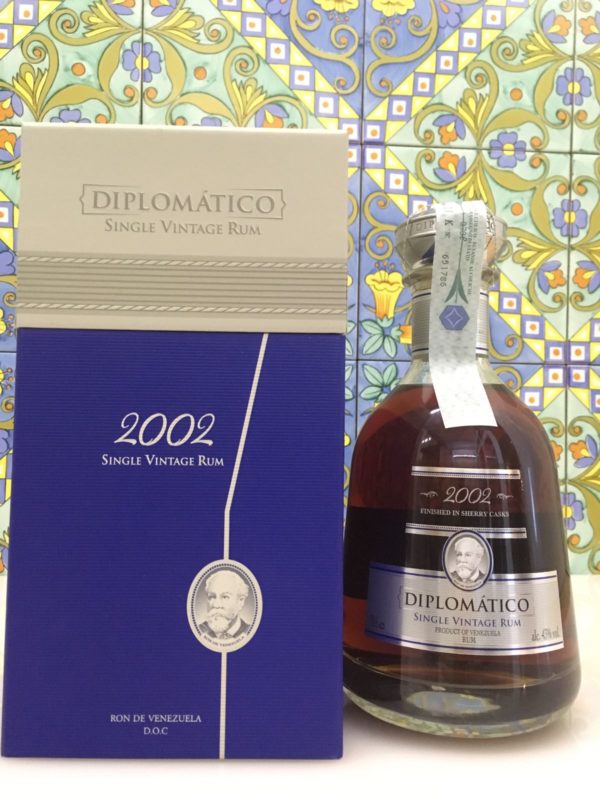 Rum Rhum Diplomatico 2002 Vol.43% cl.70 Single Vintage Rum