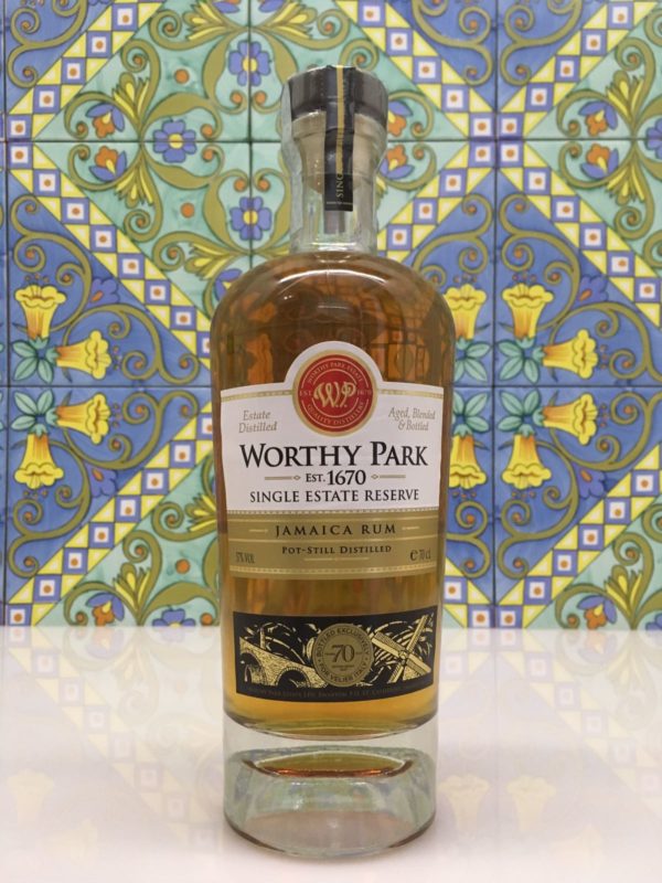 Rum Worthy park 70° Velier single estate reserve vol. 57% cl.70