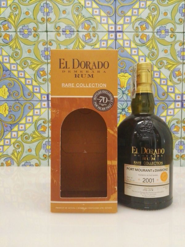 Rum El Dorado Port Mourant & Diamond 2001  16Y.o Vol.54,3% cl.70 – 70°Velier