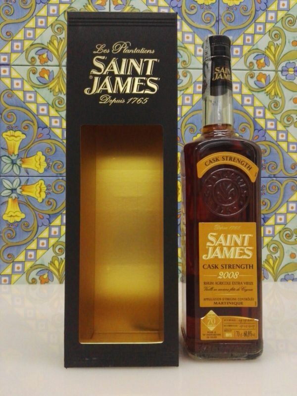 Rum Rhum Saint James 2008 Vol.60,8% cl.70  Agricole Martinique – 70°Velier