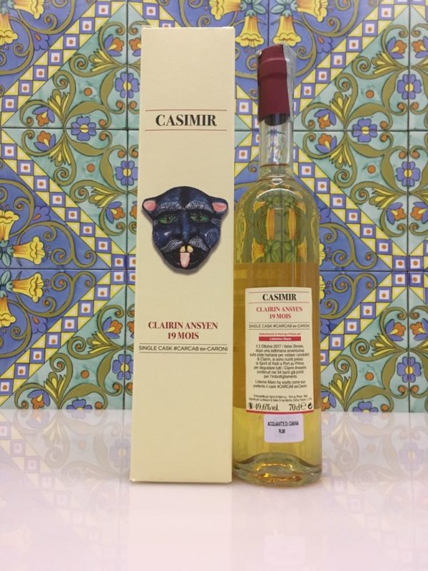 Rum Clairin Casimir Ansyen 19 mois Single Cask # CARCA8 ex Caroni Vol 49,6% Cl 70