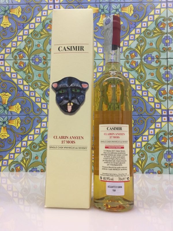 Rum Clairin Casimir Ansyen 27 mois Single Cask # WHKCA1 ex Whisky Vol 48,9% Cl 70