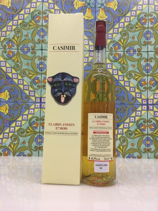Rum Clairin Casimir Ansyen 27 mois Single Cask # WHKCA6 ex Whisky Vol 48,9% Cl 70