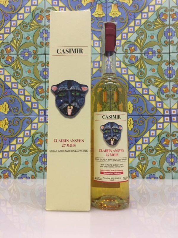 Rum Clairin Casimir Ansyen 27 mois Single Cask # WHKCA3 ex Whisky Vol 48,9% Cl 70