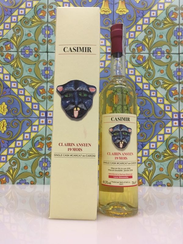 Rum Clairin Casimir Ansyen 19 mois Single Cask # CARCA7 ex Caroni Vol 49,5% Cl 70