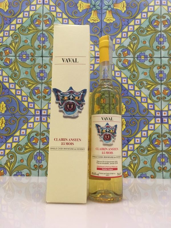 Rum Clairin Vaval Ansyen 25 mois Single Cask # WHKVA6 ex Whisky Vol 49,6% Cl 70