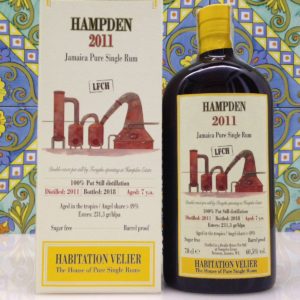 Rum Habitation Hampden 2011 LFCH Jamaica  Vol.60,5% cl.70 Velier , Bottled 2018