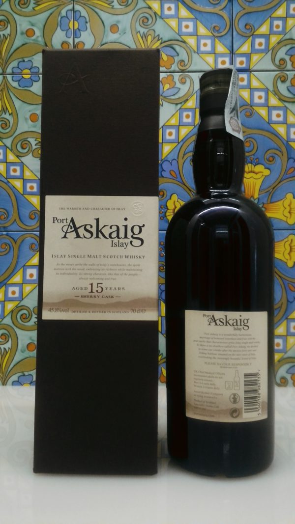 Port Askaig Islay Single Malt Scotch Whisky 15 Years Old “Sherry Cask” Vol.45.8 cl.70