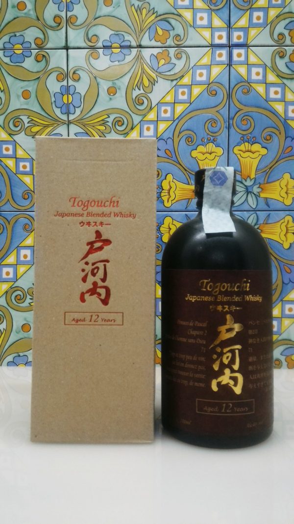 Togouchi 12 Years Japanese Blended Whisky Chugoku Jozo Distillery Vol.40% cl.70