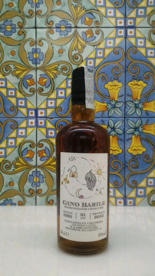 Grappa Gino Barile 21 anni  Vol.49% cl.50