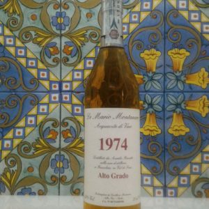 Acquavite di Vino “Alto Grado” 1974 – Dr. Mario Montanaro Vol.52% cl.70